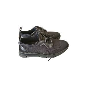 Cole Haan stitchlite black Oxford dress shoes boys sz 5C Big kids worn once